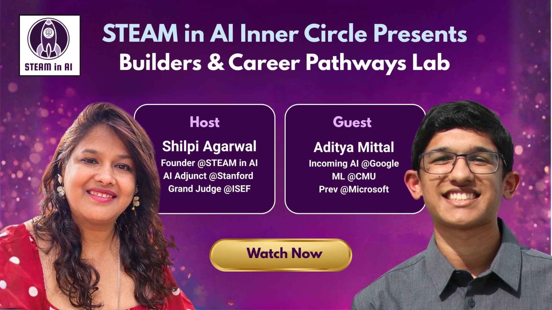 Builders & Career Pathways Lab with Shilpi Agarwal and Aditya Mittal
