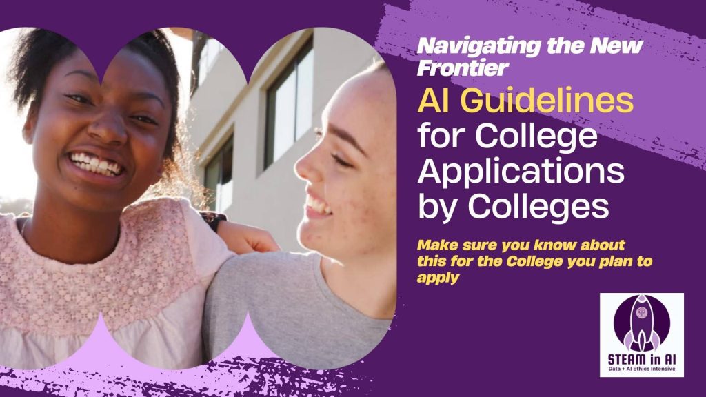 AI Guidelines for College Applications for high school seniors